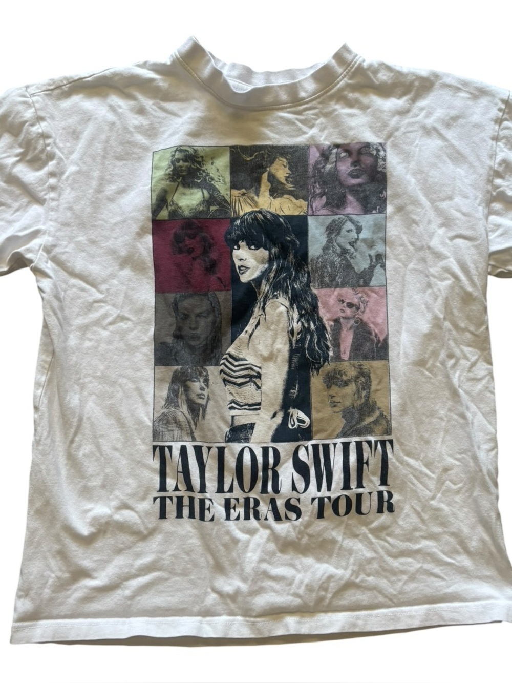 Taylor Swift Eras Tour White Graphic Tour Tee Size Extra Small (XS)